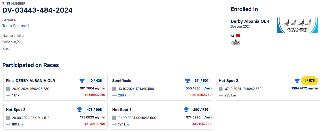 10	place Final Race (417 km) 	 Team Feldmark	 DV-03443-484-2024	